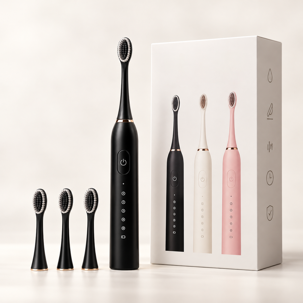 Sonic Electric Toothbrush Set